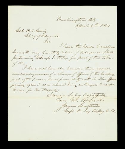 1 piece.  Autograph Letter
