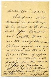 1 piece.  Autograph Letter Sig