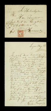 1 piece.  Autograph Letter Sig
