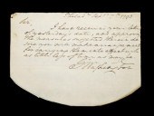 1 piece.  Autograph Letter Sig