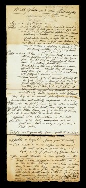 1 piece.  Autograph Manuscript