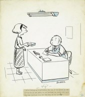 1 piece.  (Cartoon Art.) Origi