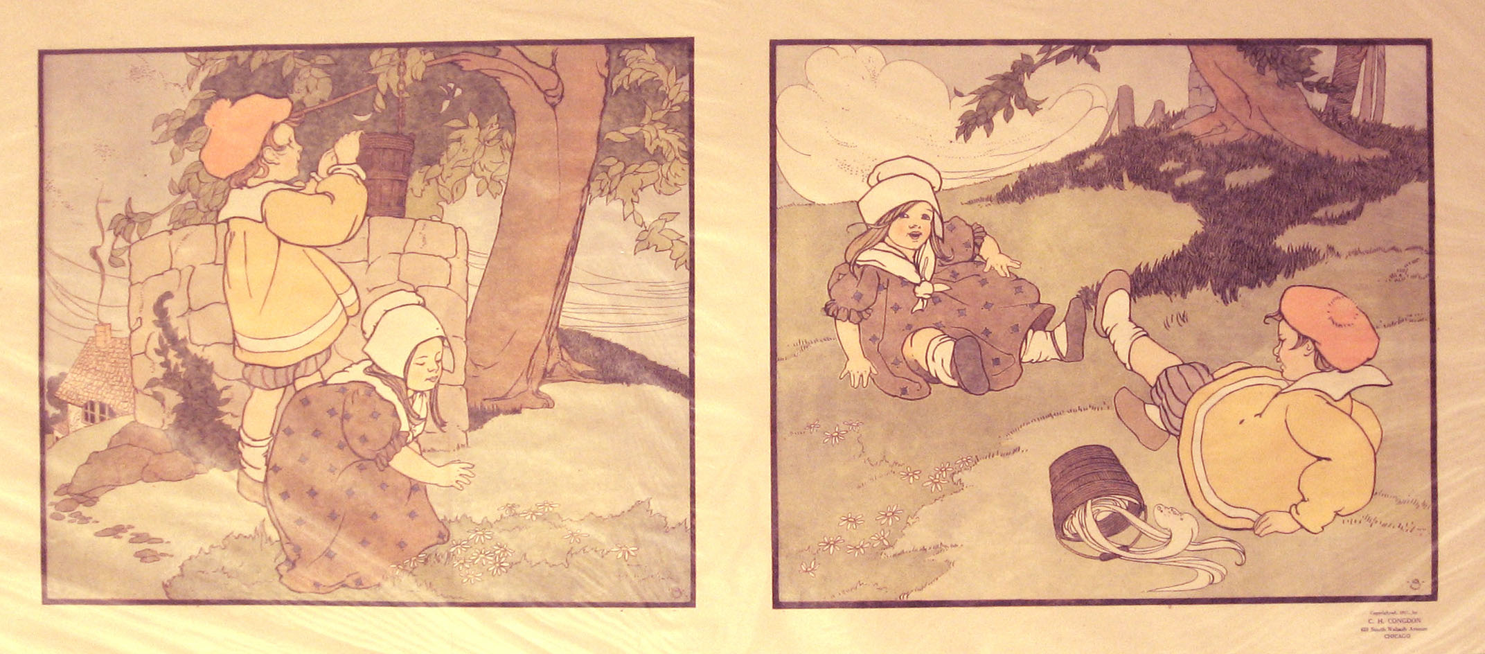 1 piece.  Color Lithographic