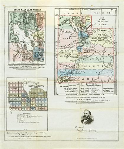 1 piece.  Colored Lithographic Fold