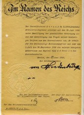 1 piece.  Document Signed. Hin