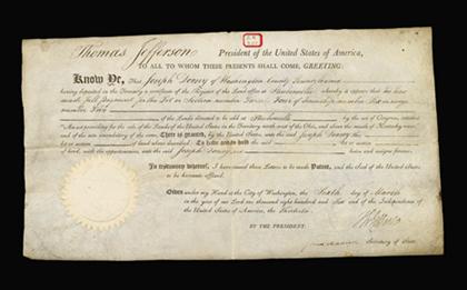 1 piece.  Document Signed.