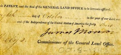 1 piece.  Document Signed.