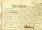 1 piece.  Document Signed. Mor