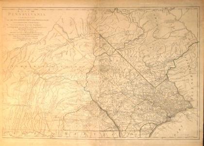 1 piece.   Engraved Map with
