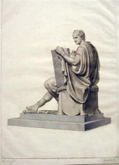 1 piece.  Engraving. Canova, A