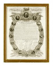 1 piece.  Engraving. "Declarat