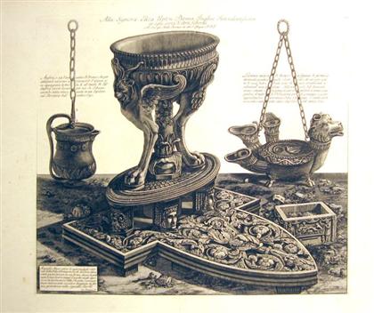 1 piece.  Etching. Piranesi,