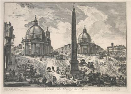 1 piece.  Etching. Piranesi,