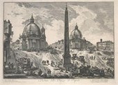 1 piece.  Etching. Piranesi, G