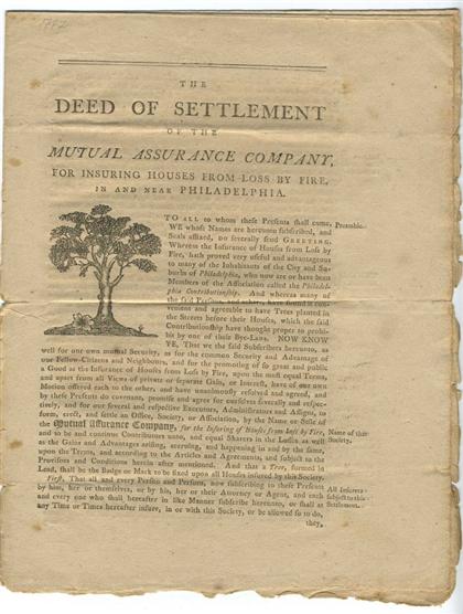 1 piece.  [Franklin, Benjamin.]