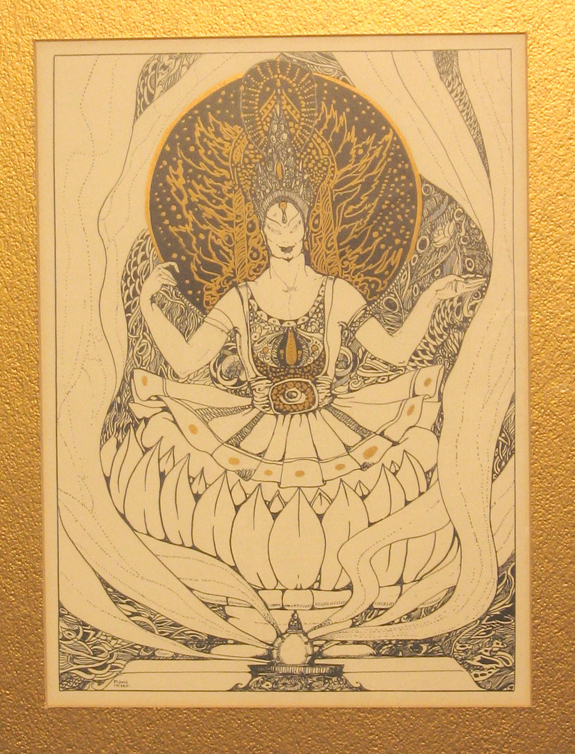 1 piece.  Gilt-Enhanced Print.