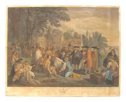 1 piece  Hand-Colored Engraving.
