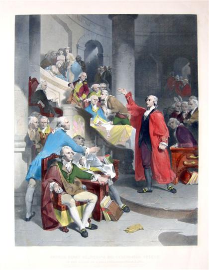 1 piece.  Hand-Colored Engraving.
