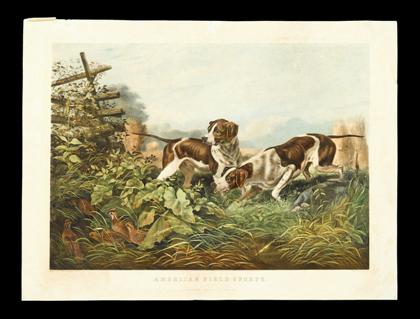 1 piece.  Hand-Colored Lithograph