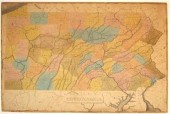 1 piece.   Hand-Colored Manusc
