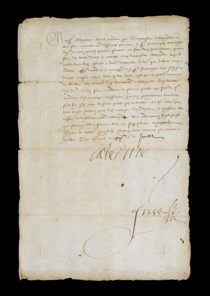 1 piece.  Letter Signed.