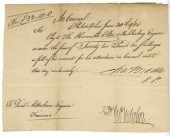 1 piece.  Manuscript Document
