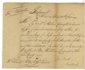 1 piece.  Manuscript Document