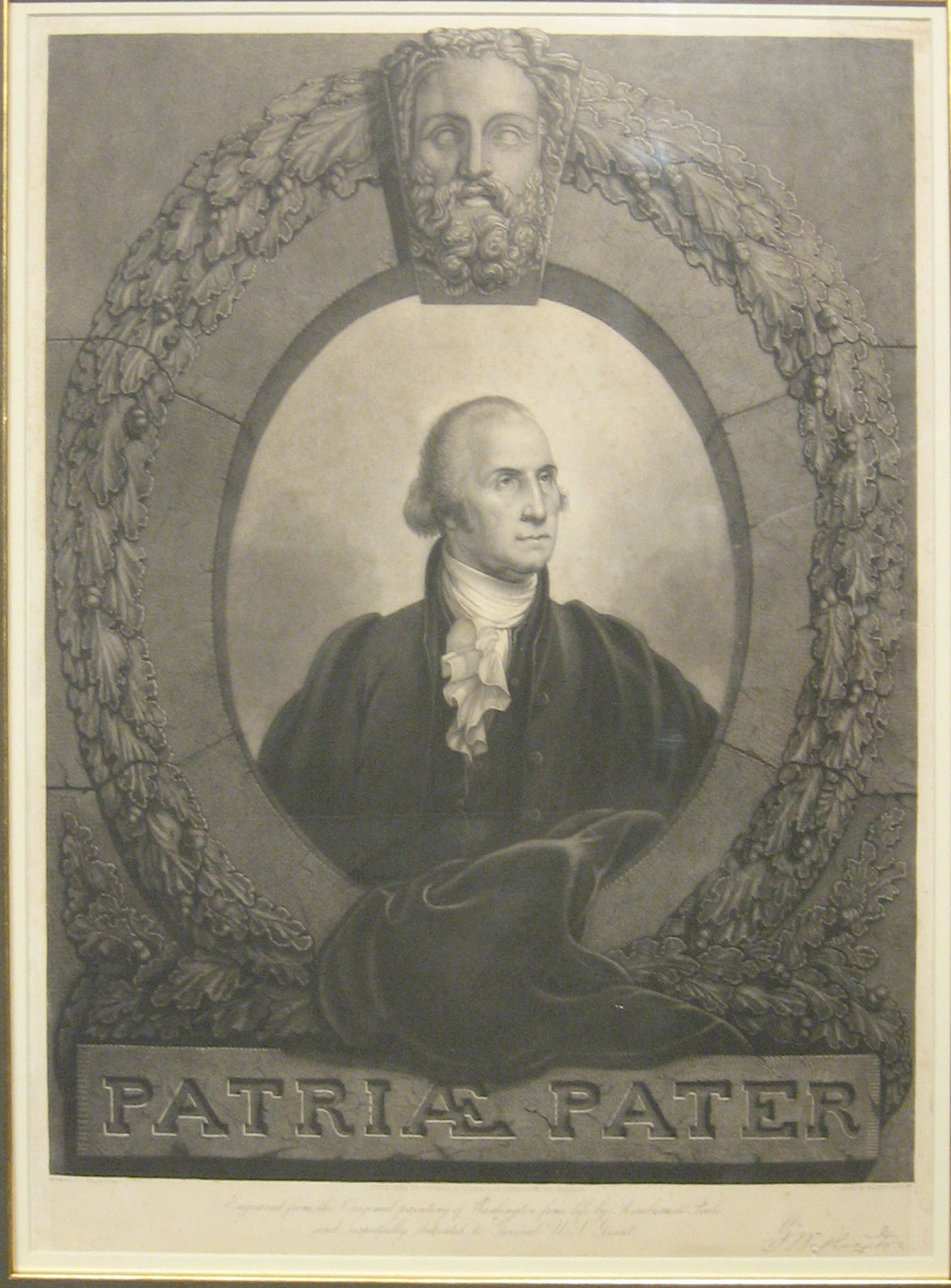 1 piece.  Mezzotint Engraving.