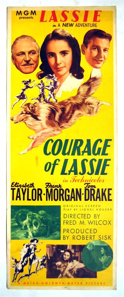 1 piece.  Movie Poster. "Courage of