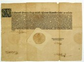 1 piece.  Printed Document Sig