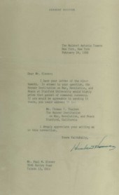 1 piece.  Typed Letter Signed.