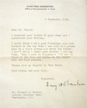 1 piece.  Typed Letter Signed.