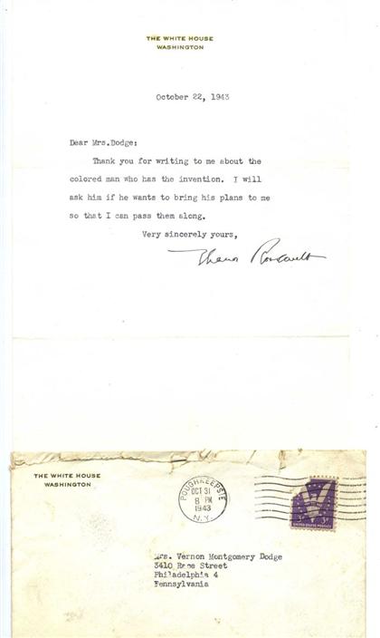 1 piece.  Typed Letter Signed.