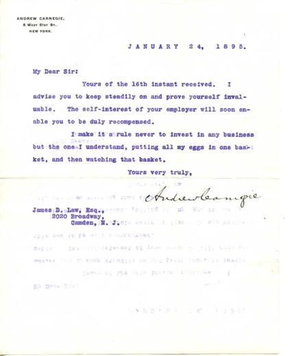 1 piece.  Typed Letter Signed.