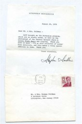 1 piece.  Typed Letter Signed.