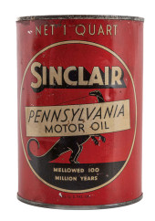 1 QUART SINCLAIR MOTOR OIL CAN