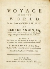 1 vol.  Anson, George. A Voyag