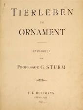 1 vol.  (Art Nouveau.) Sturm,