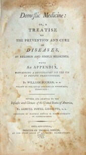 1 vol.  Buchan, William. Domes