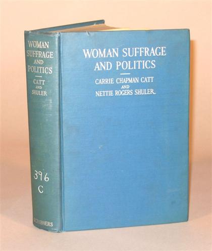 1 vol.  Catt, Carrie Chapman;