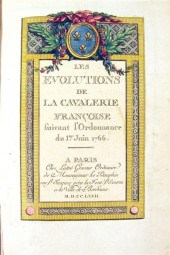 1 vol.  (Cavalry.) Les Evoluti