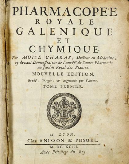 1 vol.  Charas, Moyse.