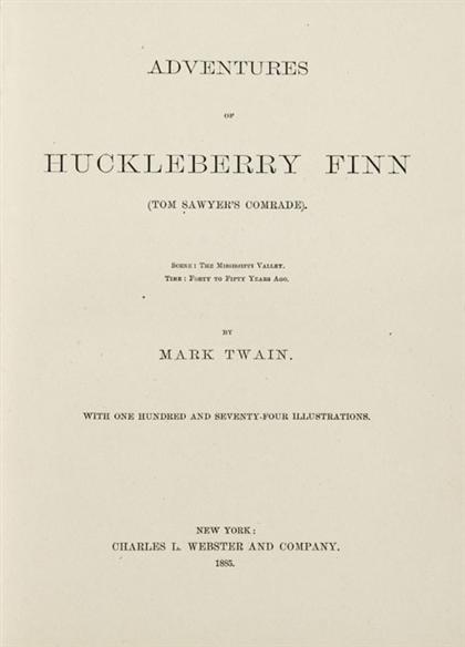 1 vol.  (Clemens, Samuel L.) The