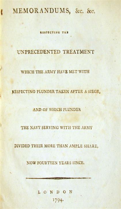 1 vol.  [Clinton, Sir Henry.]