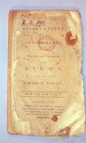 1 vol.  Cole, William. Observa