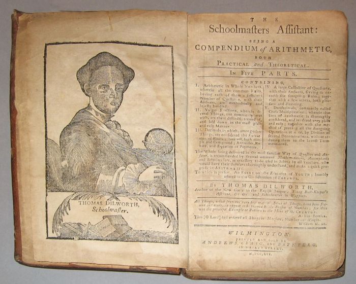 1 vol.  Dilworth, Thomas. The