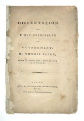 1 vol. (disbound)  Paine, Thom