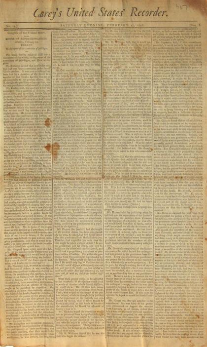 1 vol.  (Early American Newspaper.)