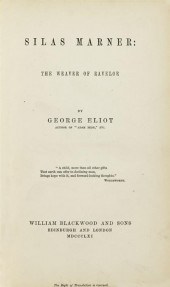 1 vol.  Eliot, George. Silas M