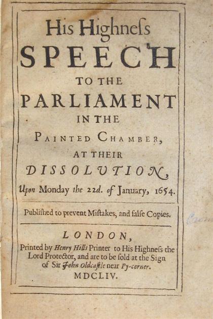 1 vol.  English Commonwealth Period